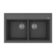 Кухонная мойка Florentina ЛИПСИ 20.370.E0820.102, черный