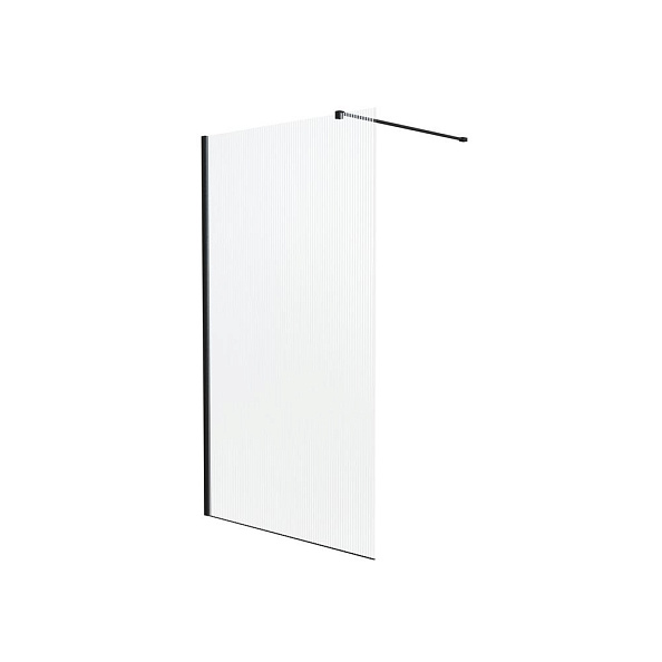 Душевая перегородка Knotlor WI120CG1BL 120х200, черный