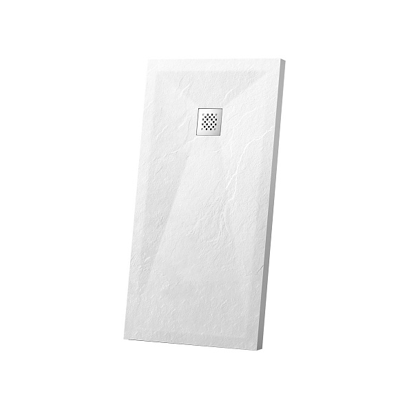 Поддон для душа из искусственного камня Vincea (VST-4SR8012W), 1200х800х25 мм, белый матовый