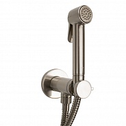 Гигиенический душ с прогрессивным смесителем Bossini Paloma Brass брашированный никель (E37005.094)