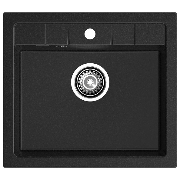 Кухонная мойка GranFest QUADRO 561, черный