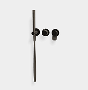 Смеситель для душа Fima Carlo Frattini Flo', брашированный чёрный хром (F3819WX8CS)