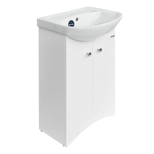 Sanita АТТИКА-50 Тумба (2 створки), бел. (комплектуется с умыв Аттика 50)