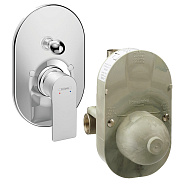 72459000S Set HG Rebris E смеситель для ванны встройка (72459000+31741180)