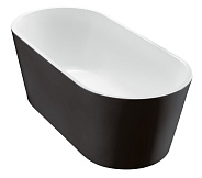 Акриловая ванна BelBagno 170x80, черный (BB71-1700-NERO-W0) отдельностоящая