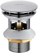 AQ6002CR сливной набор для раковины Push-open с переливом, крышка круглая