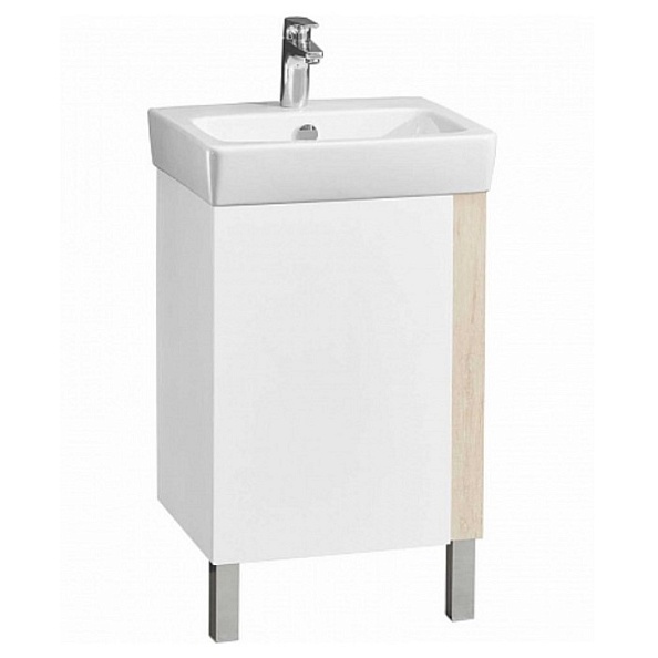 1A2578K0AHB20 Набор Aquaton: 1A257801AHB20 Тумба-умывальник Кантри 50 Бел/Дуб Верона/ 1WH302184 Раковина НЕО-50