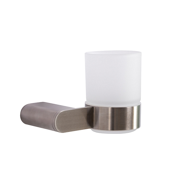 Стакан для зубных щёток подвесной Cezares Stylus, сатин (STYLUS-TUMS-IN)