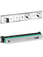 15356400S Set HG RainSelect термостатический смеситель для душа (15356400+15311180) белый/хром