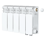 Биметаллический радиатор Rifar Base Ventil 200, 5 секций, с нижним правым подключением
