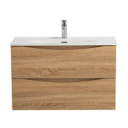 База под раковину подвесная BelBagno Marino-Cer-Mini 796х500х390 мм, Rovere Bianco (MARINO-CER-MINI-800-2C-SO-WO-P)