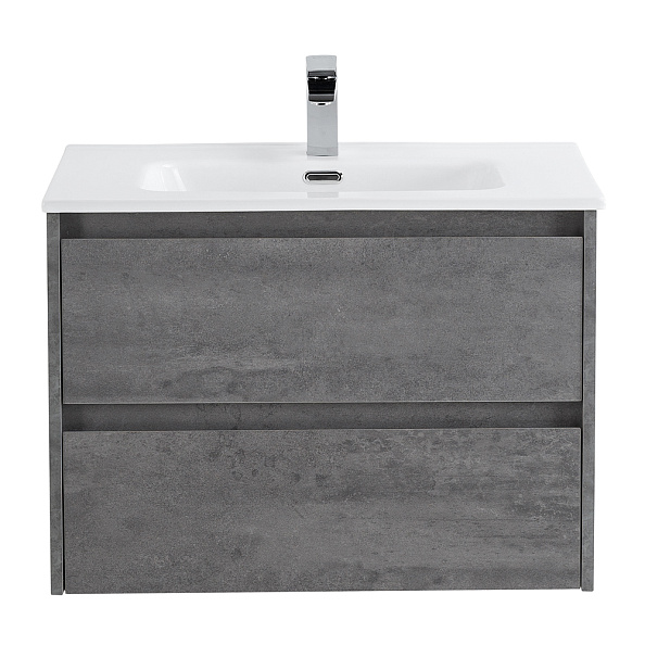 База под раковину подвесная BelBagno Kraft 700х500х460 мм, Cemento Grigio (KRAFT-700-2C-SO-CG)