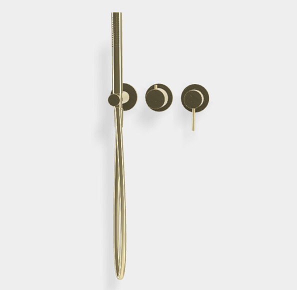 Смеситель для душа Fima Carlo Frattini Spillo Up, шампань (F3049WX8HL)