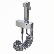 Гигиенический душ со смесителем с пружинным шлангом BRAVAT (D9191CP-SW)