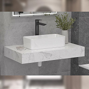 Столешница Velvex Unit 80, белый мрамор (st.UNI.80-630)