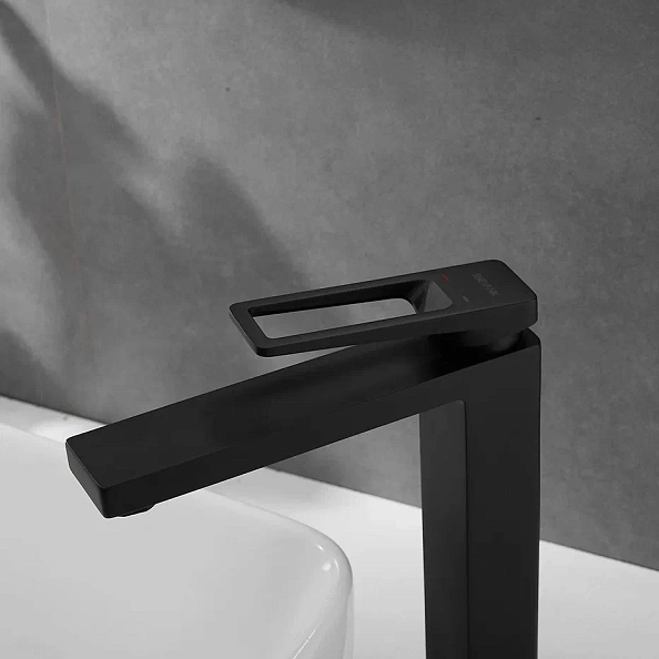 Смеситель для раковины Shevanik S6811H, черный