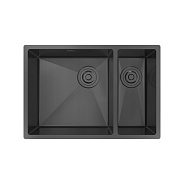 Кухонная мойка Rivelato 6444 1/5В-UN-L , pvd черный