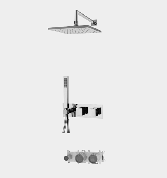 Душевой комплект Fima Carlo Frattini Shower systems, хром (F3989WX3Q256CR)