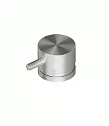 Смеситель для душа Quadro design Source, на 1 потребитель, сталь брашированная (12 52T AS)