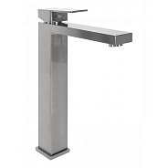 Смеситель для раковины высокий Hansberge H2070NK, никель