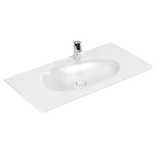 Раковина для установки на тумбу Villeroy & Boch Antao CeramicPlus (4A76A2R1) (100 см)
