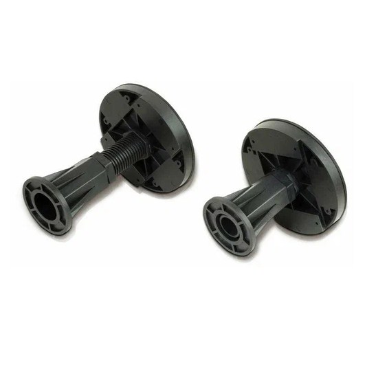 Комплект ножек для поддона из искусственного мрамора Cezares чёрный матовый (TRAY-LEGS-AS-10)