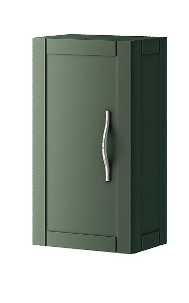 Шкафчик подвесной с одной распашной дверцей, реверсивный Cezares Tiffany 300х200х550, Verde opaco (55333)
