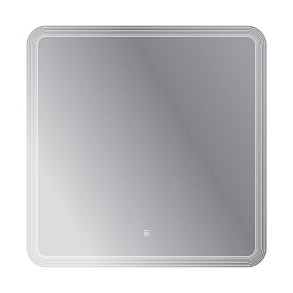 Зеркало с лазерной гравировкой и подсветкой Cezares Duet 800x800x30 (CZR-SPC-DUET-800-800-LED-TCH)