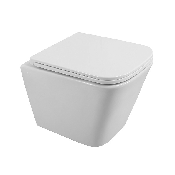 Чаша подвесного унитаза BelBagno Due, белый (BB3103CHR/SC)