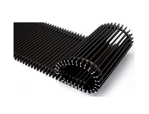 Решетка Techno PPA 200x2300 алюминиевая рулонная (цвет черный)