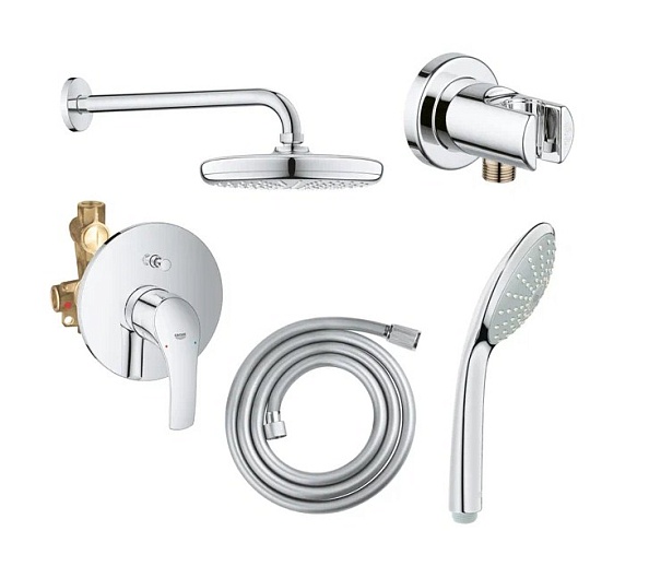 Душевая система Grohe Eurosmart 124440 хром