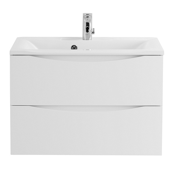 База под раковину подвесная BelBagno Marino 750х500х450 мм, Bianco Opaco (MARINO-750-2C-SO-BO-P)