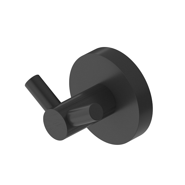 Крючок двойной Cezares Relax, черный матовый (RELAX-HKD-NOP)