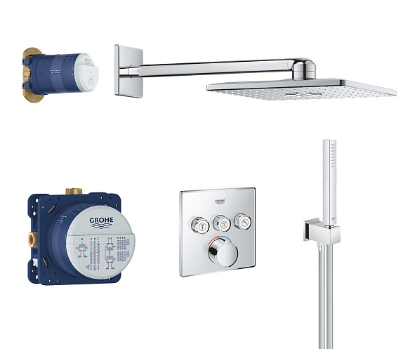 Душевая система Grohe SmartControl Concealed 34712000 хром