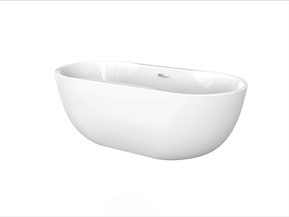 Акриловая ванна BelBagno 180x86, белый (BB28) отдельностоящая