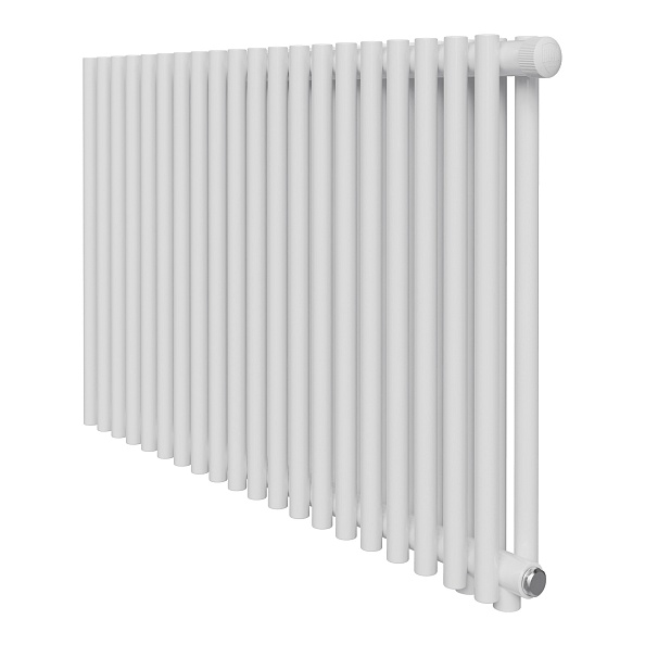 Трубчатый дизайн-радиатор Royal Thermo Shift R22 VC2050 20 секций, белый, нижнее подключение