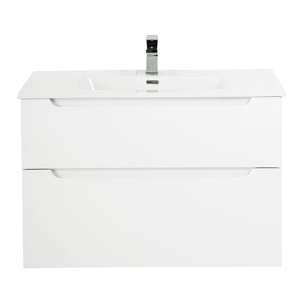 База под раковину подвесная BelBagno Etna H-60 800х600х450 мм, Bianco Lucido (ETNA-H60-800-2C-SO-BL-P)