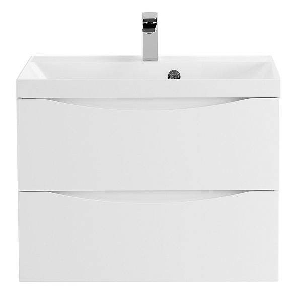 База под раковину подвесная BelBagno Marino 700х500х450 мм, Bianco Lucido (MARINO-700-2C-SO-BL-P)