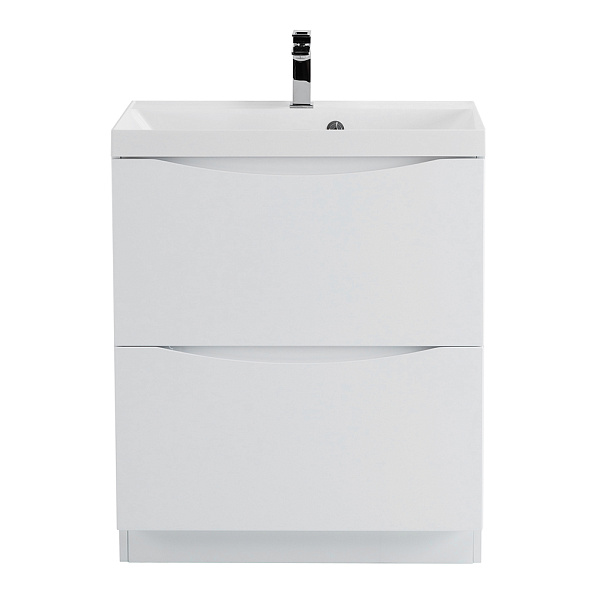 База под раковину напольная BelBagno Marino 700х805х450 мм, Bianco Lucido (MARINO-700-2C-PIA-BL-P)