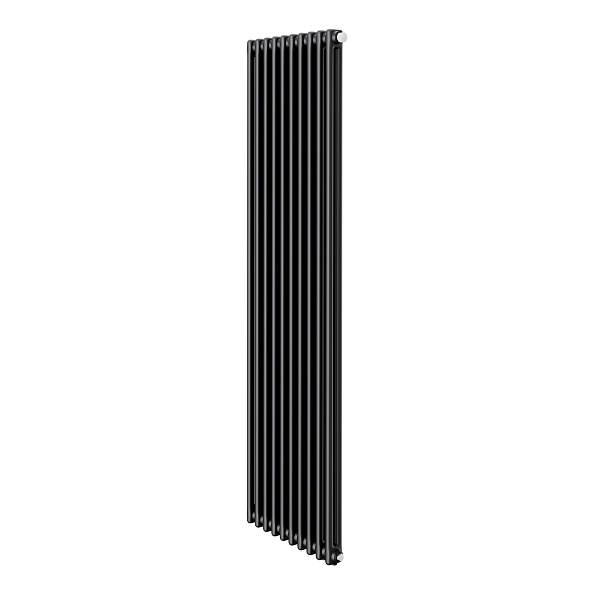 Трубчатый дизайн-радиатор Royal Thermo Insignia VC2180 10 секций, черный, нижнее подключение