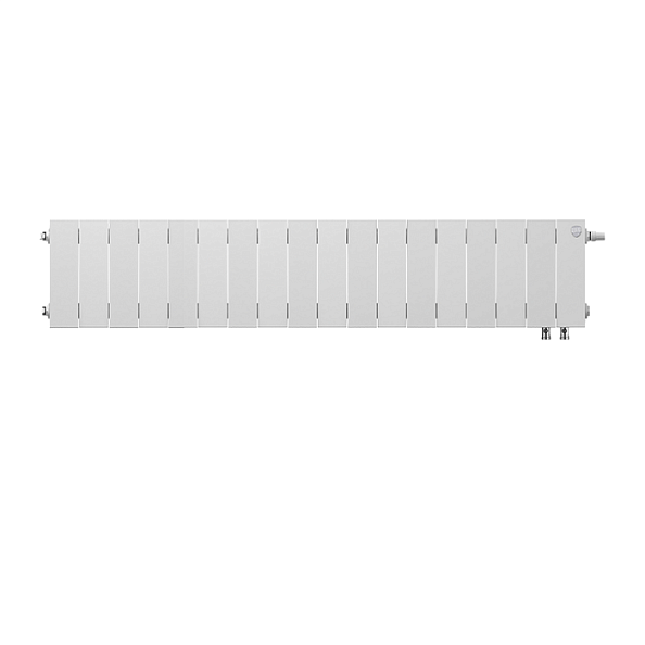 Биметаллический радиатор Royal Thermo PianoForte 200 Bianco Traffico VDR/18 секций с нижним подключением