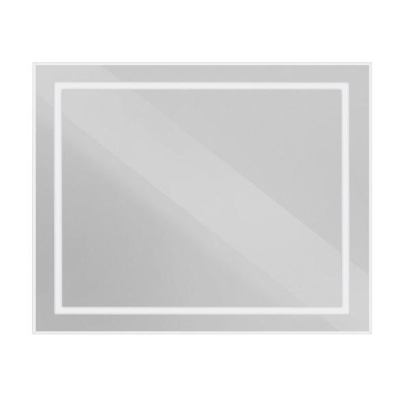 Зеркало в алюминиевой раме со встроенным светильником BelBagno Kraft 1000 х 32 х 800 (SPC-KRAFT-1000-800-SENS-AL)
