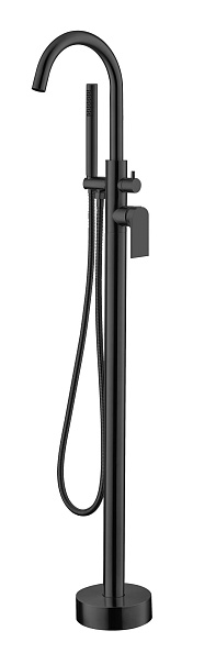 Напольный смеситель BelBagno Nova, черный матовый (NOV-FMT-NERO)