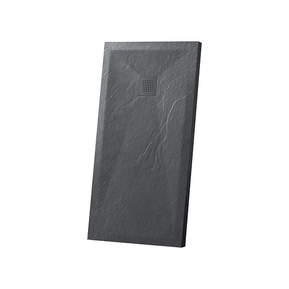 Поддон для душа из искусственного камня Vincea (VST-4SR9012A), 1200х900х25 мм, антрацит