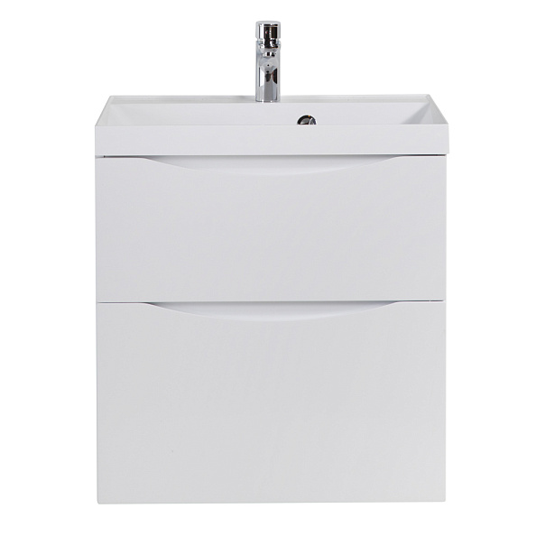 База под раковину подвесная BelBagno Marino-H60 600х600х450 мм, Bianco Lucido (MARINO-H60-600-2C-SO-BL-P)