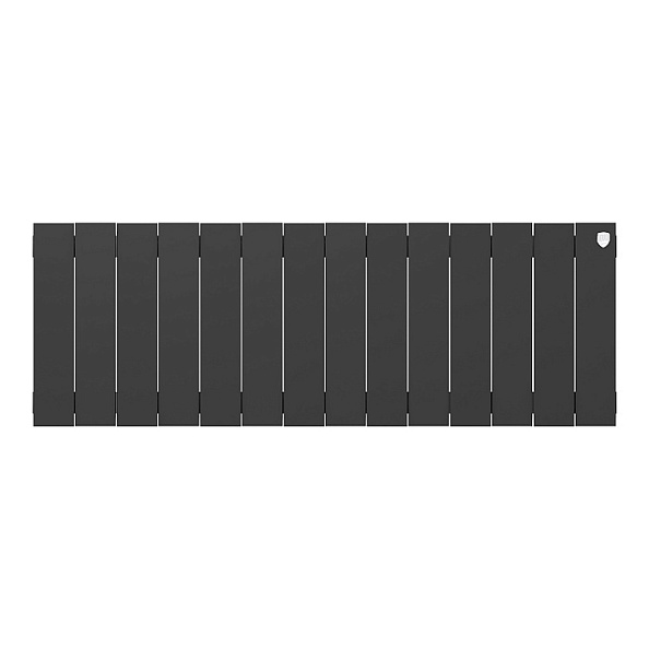Биметаллический радиатор Royal Thermo PianoForte 300 Noir Sable 16 секций, боковое подключение