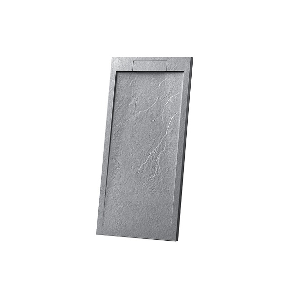 Поддон для душа из искусственного камня Vincea (VST-4SRL8012G), 1200х800х25 мм, серый