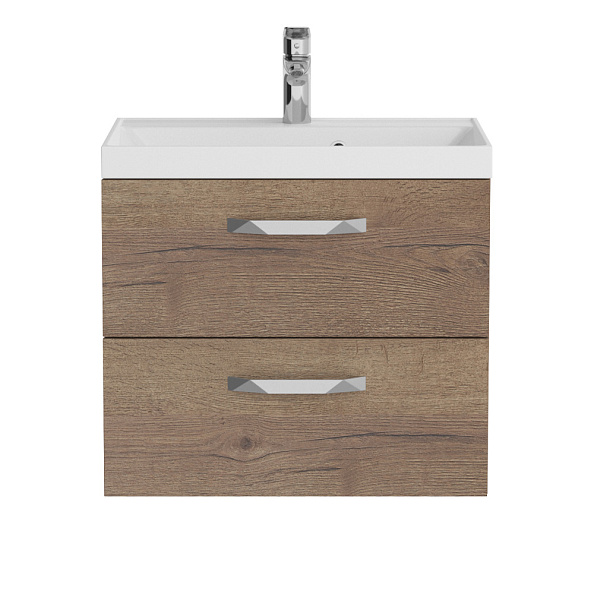 База под раковину подвесная BelBagno Aurora 596х500х445 мм, Rovere Tabacco (AURORA-600-2C-SO-RT)