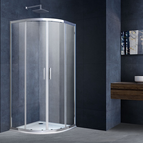 Душевой уголок Vincea Alpha (VSQ-3AL900CL) 900х900 мм, хром, стекло прозрачное