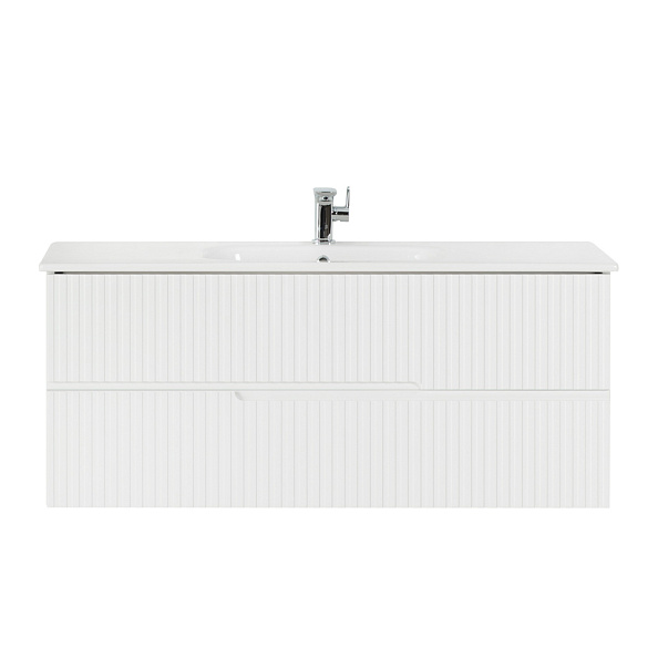 База под раковину подвесная Cezares Duet 1170х450х500, Bianco Opaco (DUET-1200-2C-SO-BO)